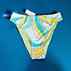 Cheeky High Leg High Waist Bikini Bottom